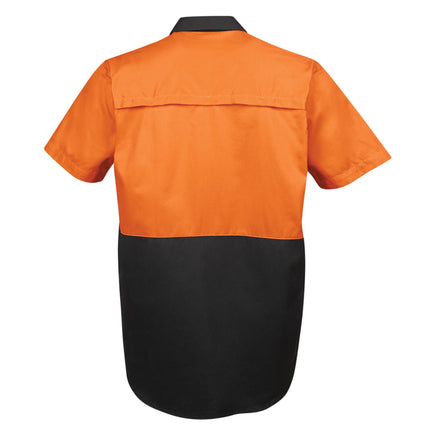 JB's Hi-Vis 150G Shor Sleeve Work Shirt