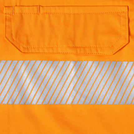 Winning Spirit Cool-Breeze Hi-Vis Long Sleeve Shirt - Branded Day & Night Cotton Workwear