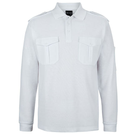 JB's Wear 250 Long Sleeve Epaulette Polo