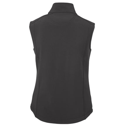 The JB's Ladies Layer Soft Shell Vest combines functional protection with sleek design, ideal for active, professional women.