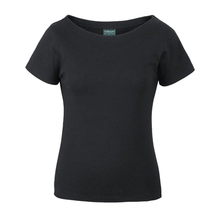 JB's Wear Ladies Boat Neck Tee