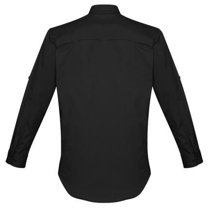 The Syzmik Men’s Rugged Cooling Long Sleeve Work Shirt features durable construction with integrated cooling technology and includes custom logo printing for a tailored, professional appearance.
