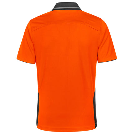 Hi-vis Bamboo Charcoal Vented Short Sleeve Polo