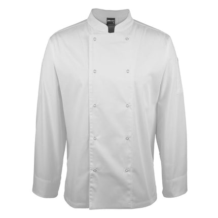 JB's Wear Long Sleeve Snap Button Chefs Jacket