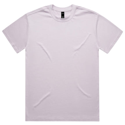 AS Colour Heavy T-Shirt in Orchid, unbranded clean front view