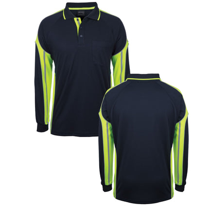 JB's Wear Custom Uniform Bundle – 10 Long Sleeve Polo Shirts with Free Logo