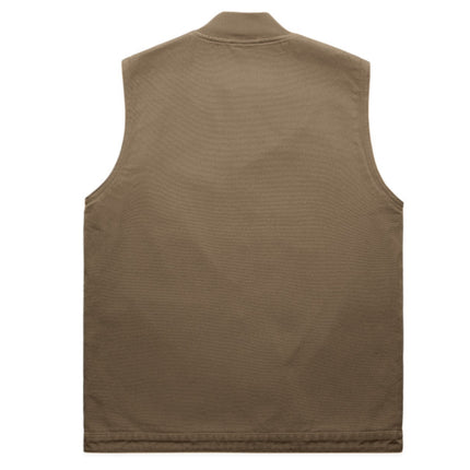 The AS Colour Canvas Heavy Vest is crafted from durable cotton duck canvas, designed to withstand tough work environments while providing lasting comfort