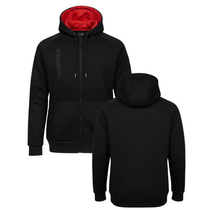 Bad Workwear Hi-Vis Safety Custom Workwear Bundle – 10 Full-Zip Fleece Hoodies with Free Logo