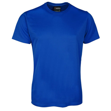 JB's Podium Poly T-Shirt in Royal, unbranded clean front view