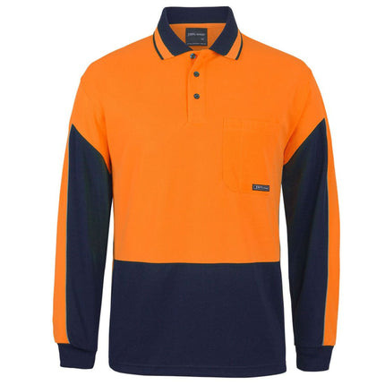 JB's Hi-Vis Long Sleeve Gap Polo