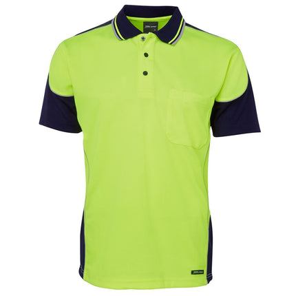 JB's Wear Hi-Vis Contrast Piping Polo