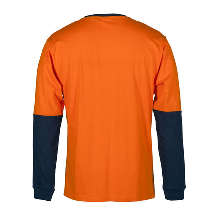 JB's Wear Hi-Vis Long Sleeve Crew Neck T-Shirt