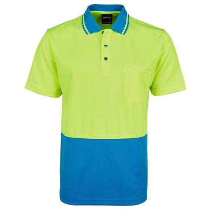 JB's Hi-Vis Non-Cuff Traditional Polo - Branded Day Workwear