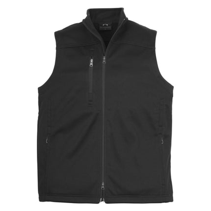 The Biz Collection Men's Soft Shell Vest combines water-repellent fabric with breathable materials to keep you comfortable and dry in varying weather.