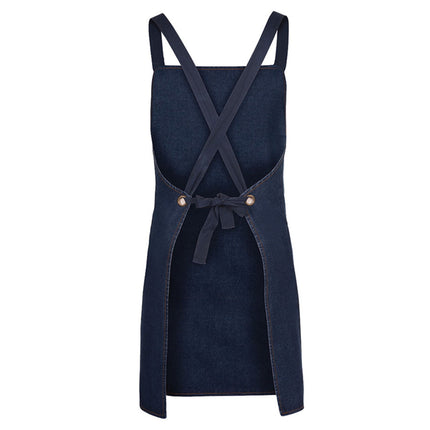 JB's Wear Cross Back Denim Apron with Strap