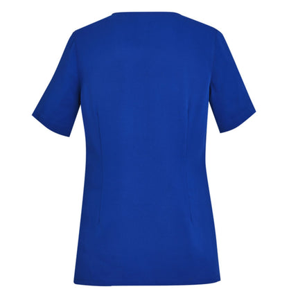Biz Care Womens Avery Round Neck Scrub Top
