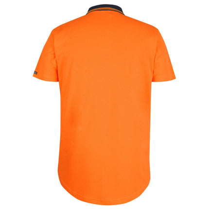 JB's Men's Wear Hi-Vis Short Sleeve Drop Tail Polo