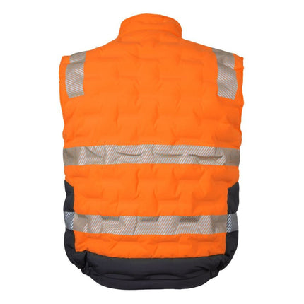 Hi-Vis Puffer Vest – Slim Fit, Graphene-Enhanced Warmth & Free Logo Print