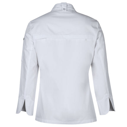 JB's Wear Ladies Long Sleeve Snap Button Chef Jacket