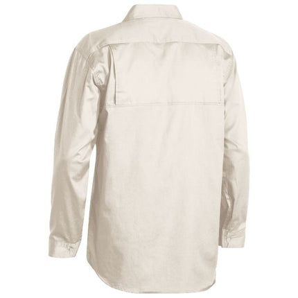 The Bisley Men's Cool Lightweight Drill Long Sleeve Shirt blends comfort and durability, designed to keep you cool on the job.