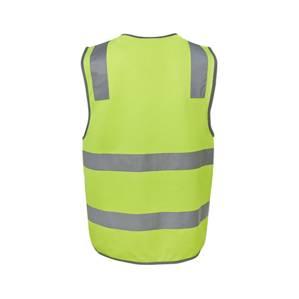 Hi-Vis Safety Vest (Day/Night) – Reflective Tape, Custom Logo Print Included