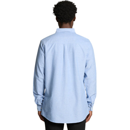 The AS Colour Men's Oxford Shirt in Classic Fit 5401 combines timeless style with customizable branding, ideal for professional settings.