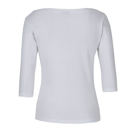 JB's Wear 3/4 Sleeve Boat Neck Tee