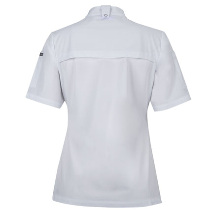 JB's Ladies Short Sleeve Snap Button Chef Jacket