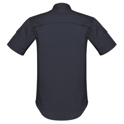 The Syzmik Men’s Rugged Cooling Short Sleeve Work Shirt offers durable comfort with breathable cooling technology, ideal for demanding work environments.