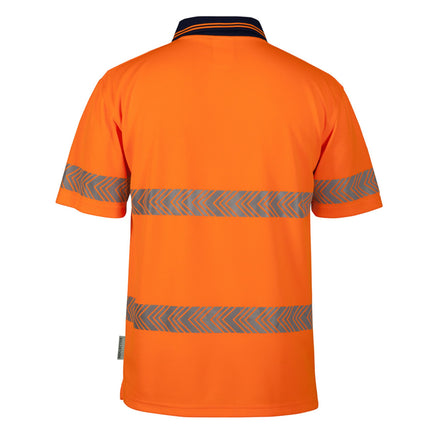 JB's Wear Hi-Vis Short Sheet Segmented Tape Polo