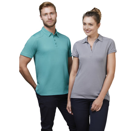 The Biz Collection Ladies' Profile Pique Polo offers breathable comfort and moisture-wicking performance with advanced BIZ COOL™ technology.