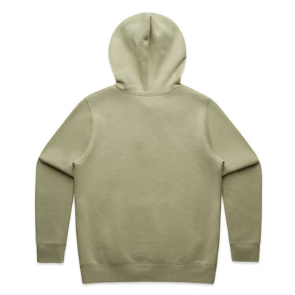 The AS Colour Wo's Stencil Hood offers a comfortable and stylish base for your custom logo print, making it ideal for personalized workwear or promotional apparel. 