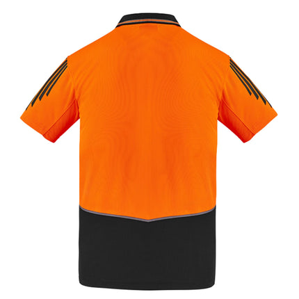 Syzmik Flux Hi-Vis Short Sleeve Polo - Branded Extreme Breathability Uniform