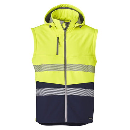 Syzmik Convertible Hi-Vis Softshell Jacket/Vest - Branded Day & Night Workwear