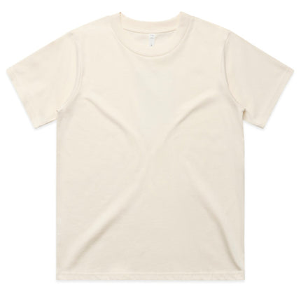 The AS Colour Women's Classic Minus Tee offers a shorter fit designed for a flattering silhouette, crafted from soft, breathable cotton for all-day comfort.
