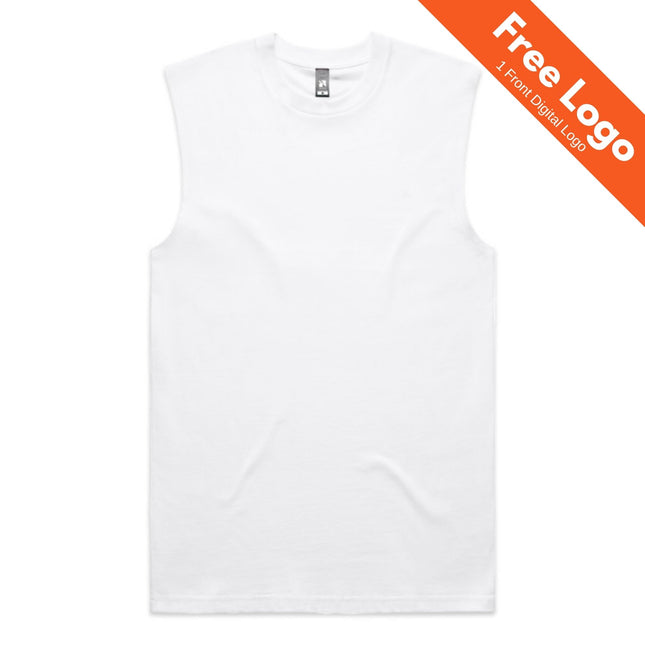 Men's Classic Tank - Heavyweight Combed Cotton, Regular Fit, Hemmed Armholes