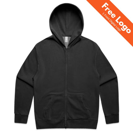 AS Colour Men's Relaxed Fit Faded Zip Hood