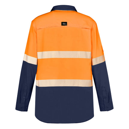 Custom Syzmik Ultra-Light Hi-Vis Shirt - Branded Day & Night Ripstop Workwear