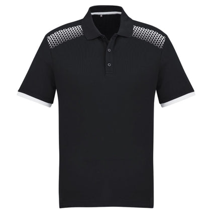 Biz Collection Mens Galaxy Short Sleeve Polo