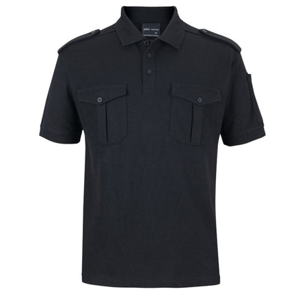 JB's Wear 250 Short Sleeve Epaulette Polo