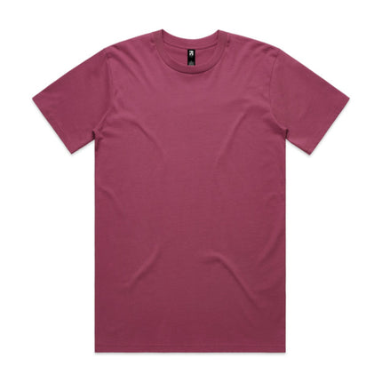 AS Colour Classic T-Shirt in Berry, unbranded clean front view