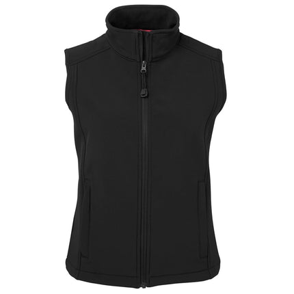 The JB's Ladies Layer Soft Shell Vest combines functional protection with sleek design, ideal for active, professional women.