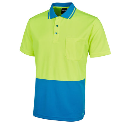 JB's Hi-Vis Non-Cuff Traditional Polo - Branded Day Workwear