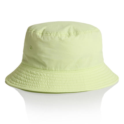 Personalised AS Colour Nylon Bucket Hat — No Minimum Order Uniforms & Custom Apparel Australia