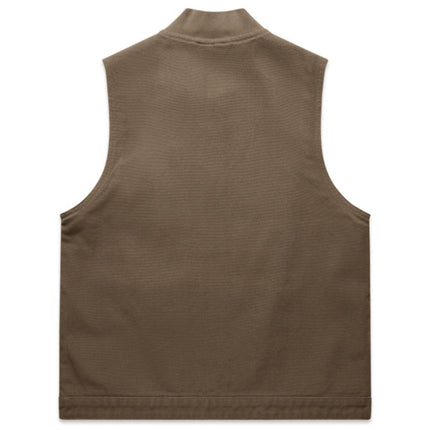 The AS Colour Women's Canvas Heavy Vest combines durability with a sleek design, making it perfect for both work and casual wear. 