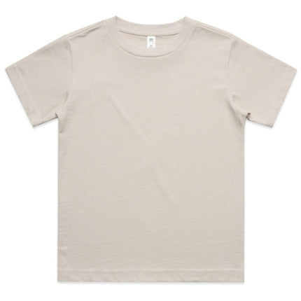 The AS Colour Kids Classic Tee is crafted from heavy-weight cotton, providing durability and comfort for active children.