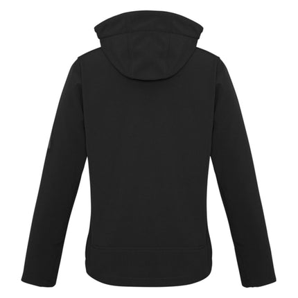 Designed for outdoor performance, the Women's Summit Softshell Jacket offers reliable water resistance and windproof protection. 