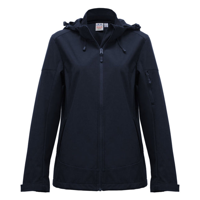 The Biz Collection J502L Women's Atlas Jacket offers reliable waterproof and windproof protection, ideal for challenging outdoor conditions.