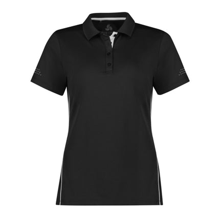 The Biz Collection Balance Ladies' Performance Polo offers a comfortable fit with breathable fabric designed to keep you cool during busy days.
