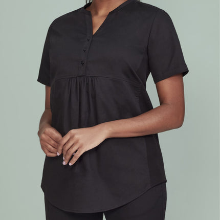 Biz Care Rose Tunic Scrub Top